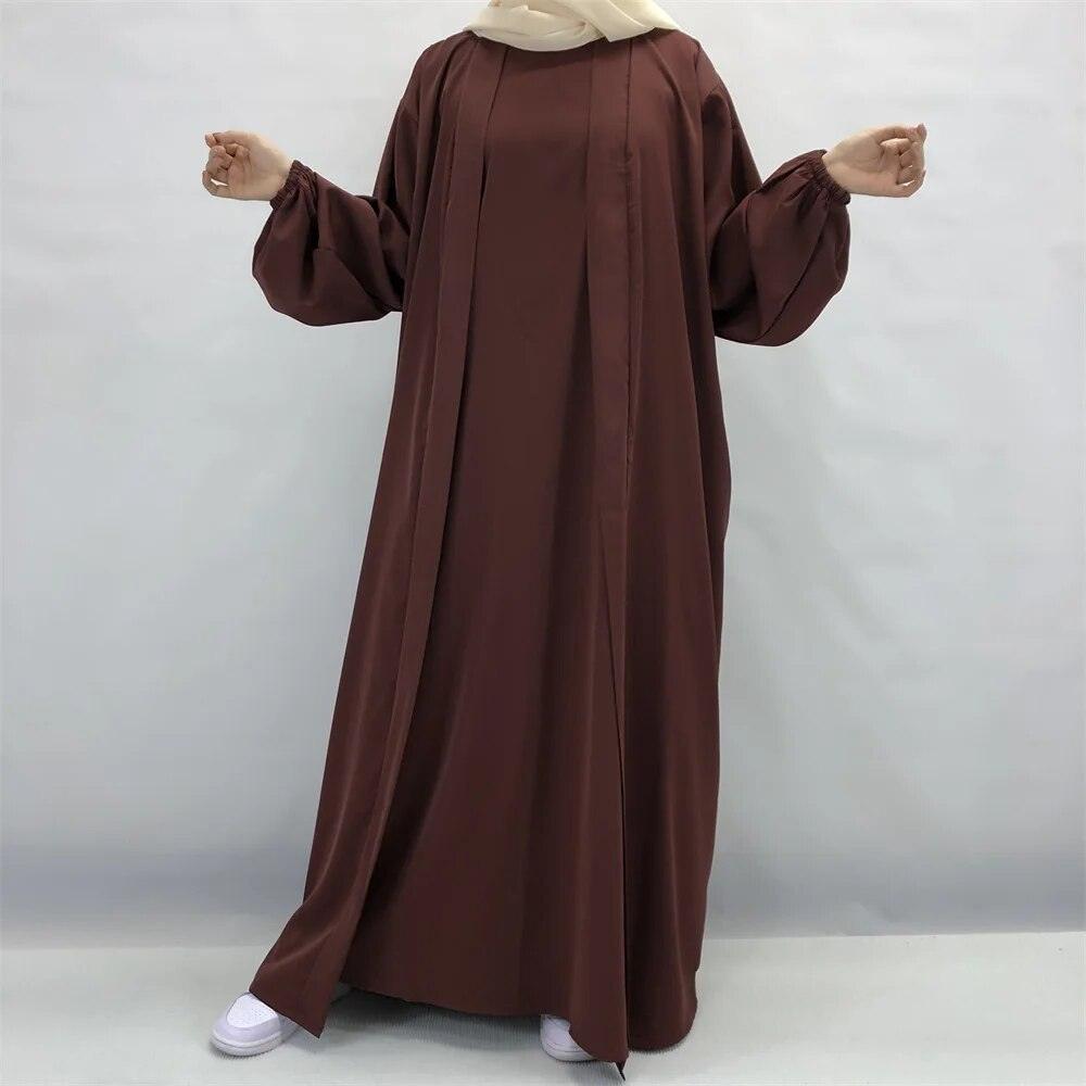 On sale - Islamic Maxi Open Abaya and Inner Abaya - 4