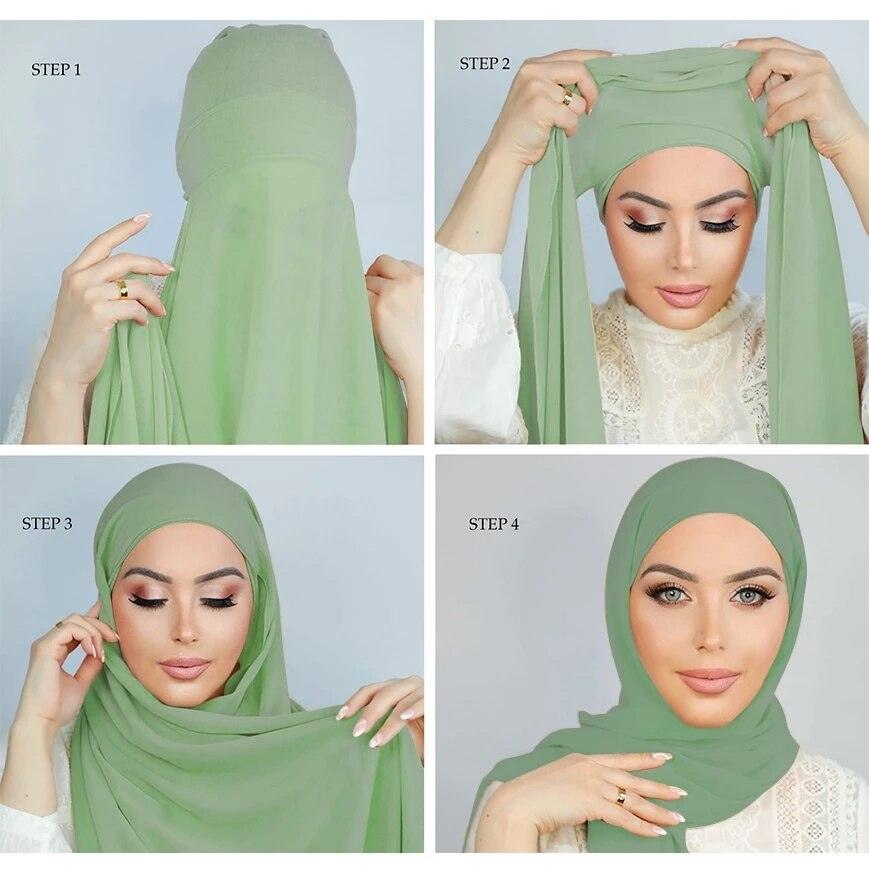 On sale - Islamic Veil Hijab - 25 Colours - Free shipping -