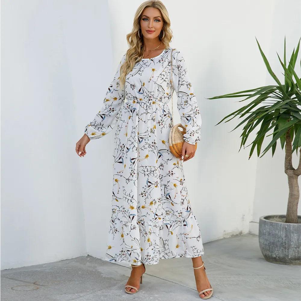 On sale - Modest Elegant Maxi Dress - 6 Colours - Free