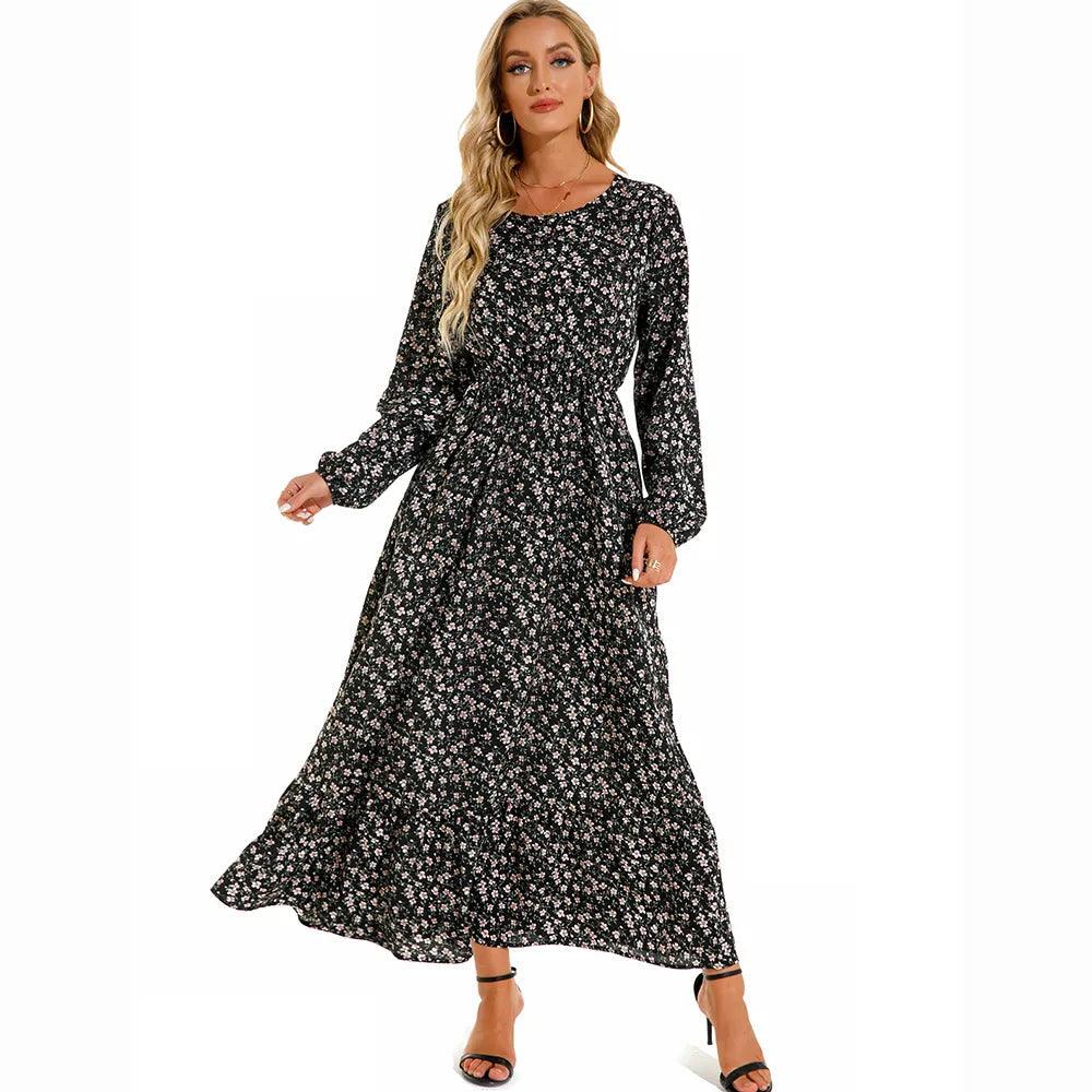 On sale - Modest Elegant Maxi Dress - 6 Colours - Free