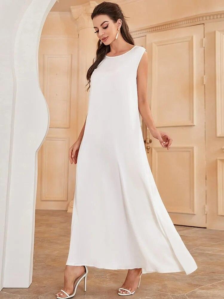 On sale - Muslim Long Inner Dress - 11 Colours - Free