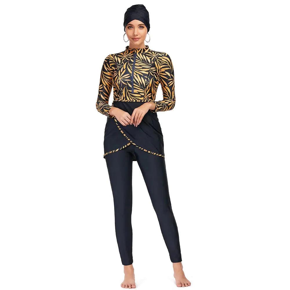 On sale - Muslim Modest Swimwear - 13 Colours - Free