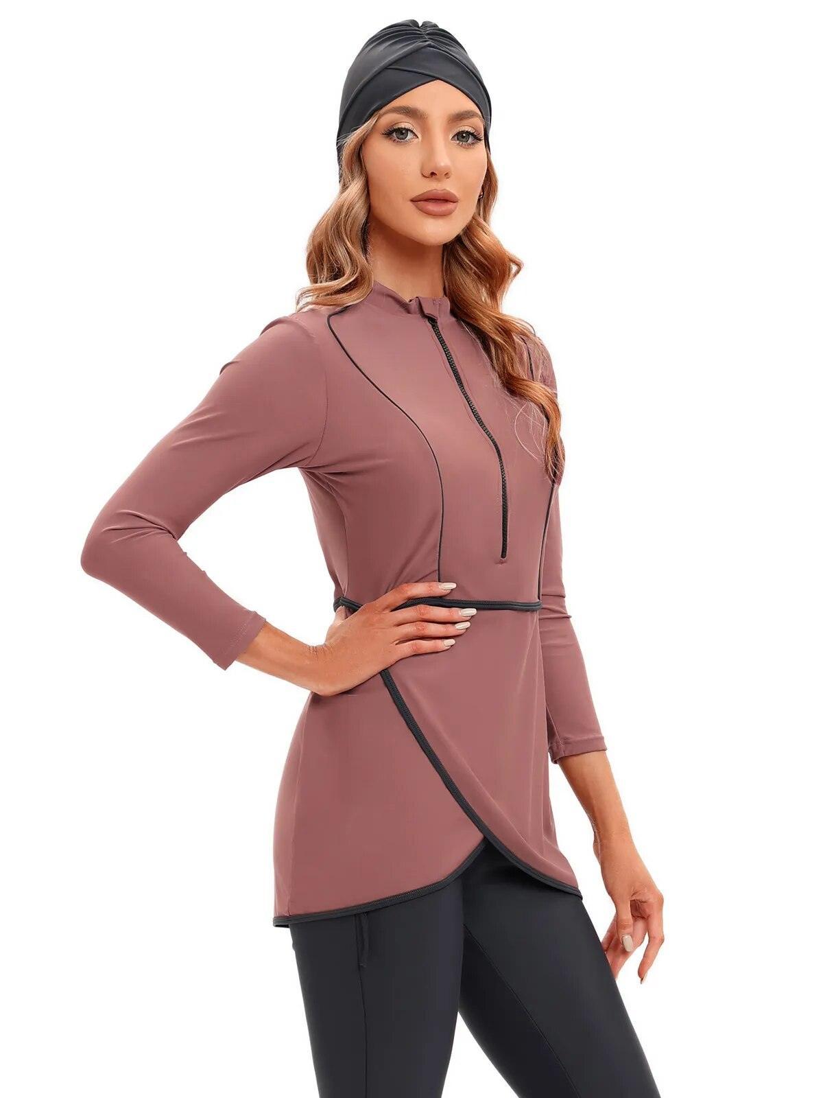 On sale - Muslim Modest Swimwear - 13 Colours - Free