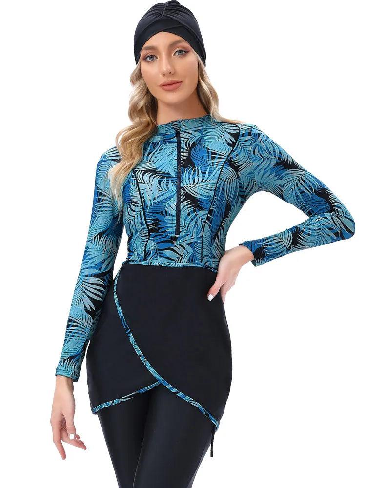 On sale - Muslim Modest Swimwear - 13 Colours - Free