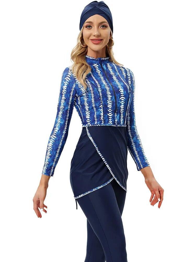On sale - Muslim Modest Swimwear - 13 Colours - Free