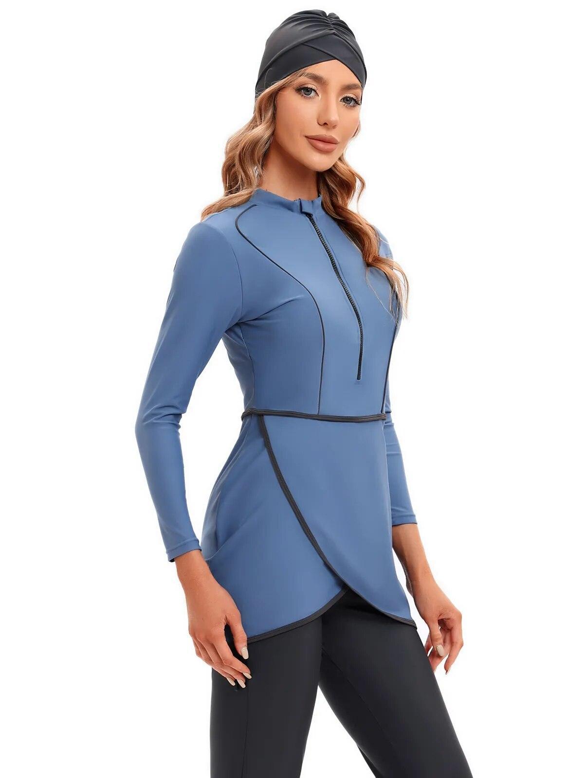 On sale - Muslim Modest Swimwear - 13 Colours - Free