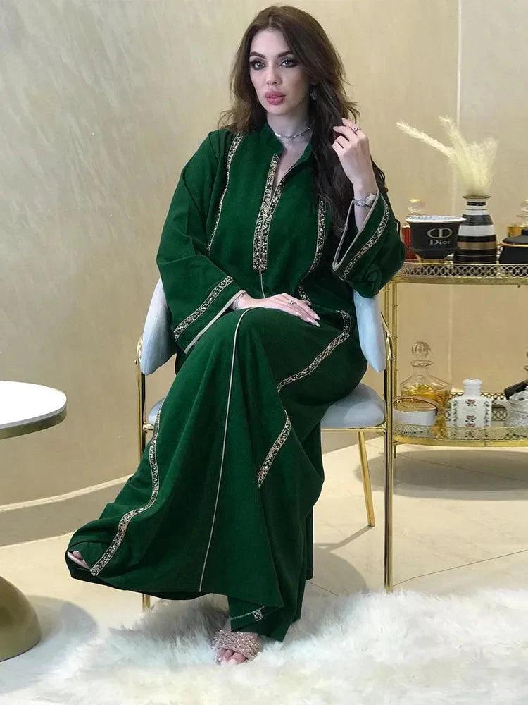 On sale - Muslim Robe Morocco - 4 Colours - Free shipping -
