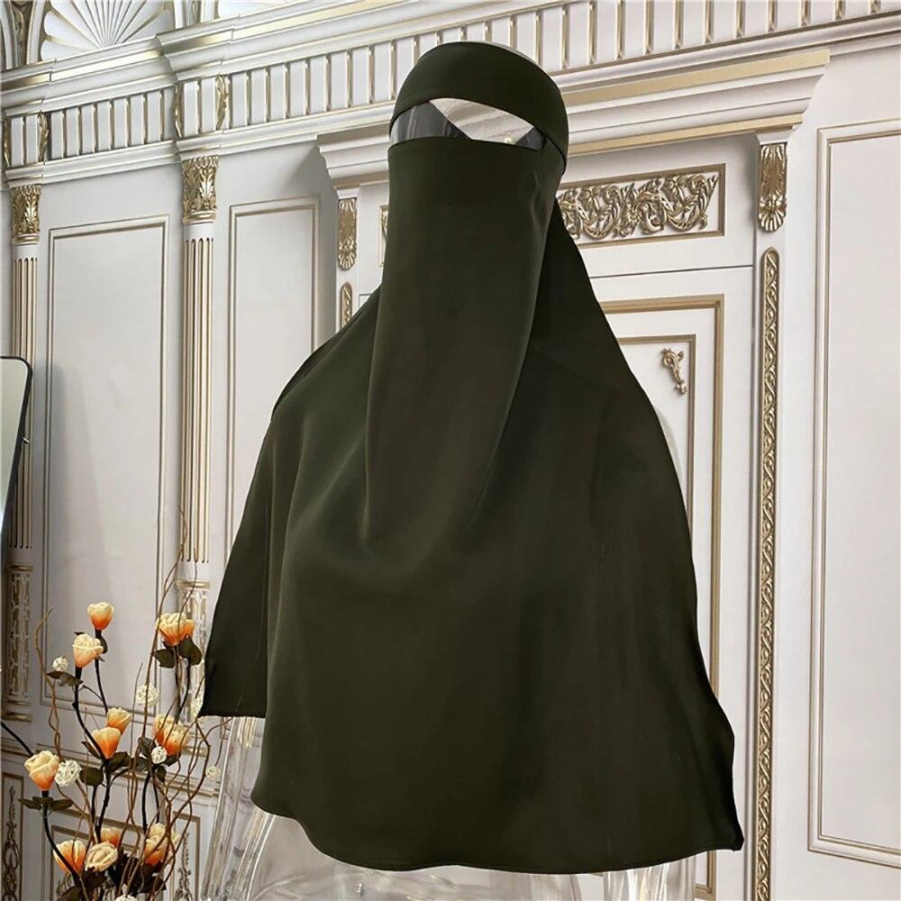 On sale - Niqab High Quality Clothing - 12 Colours - Free
