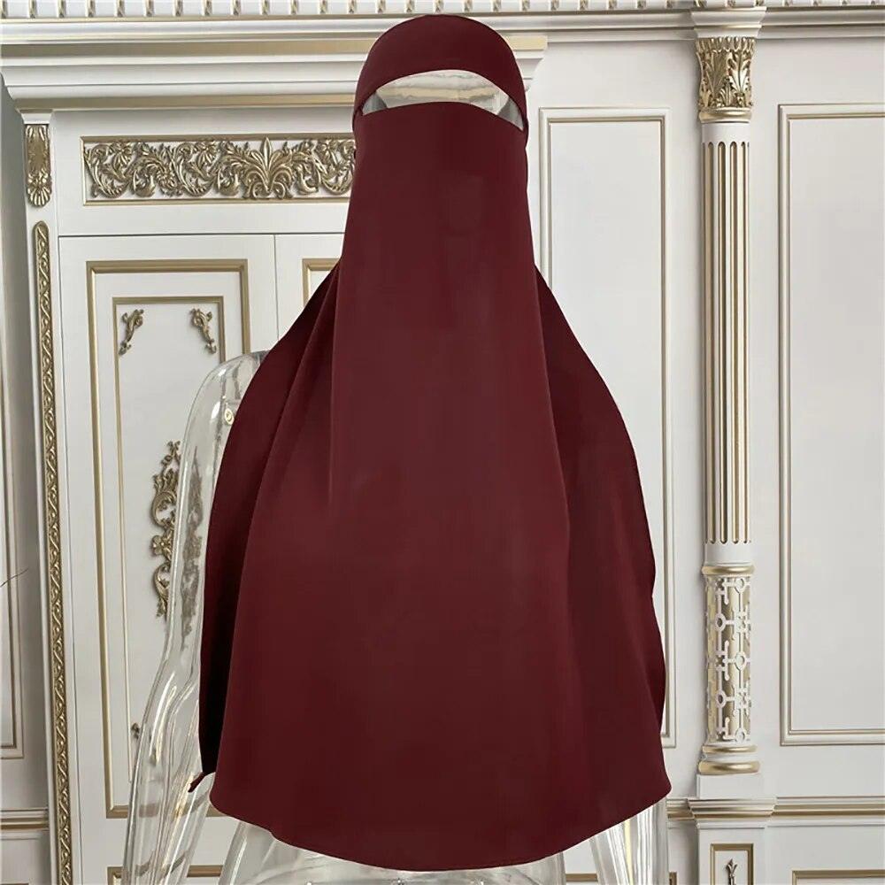 On sale - Niqab High Quality Clothing - 12 Colours - Free