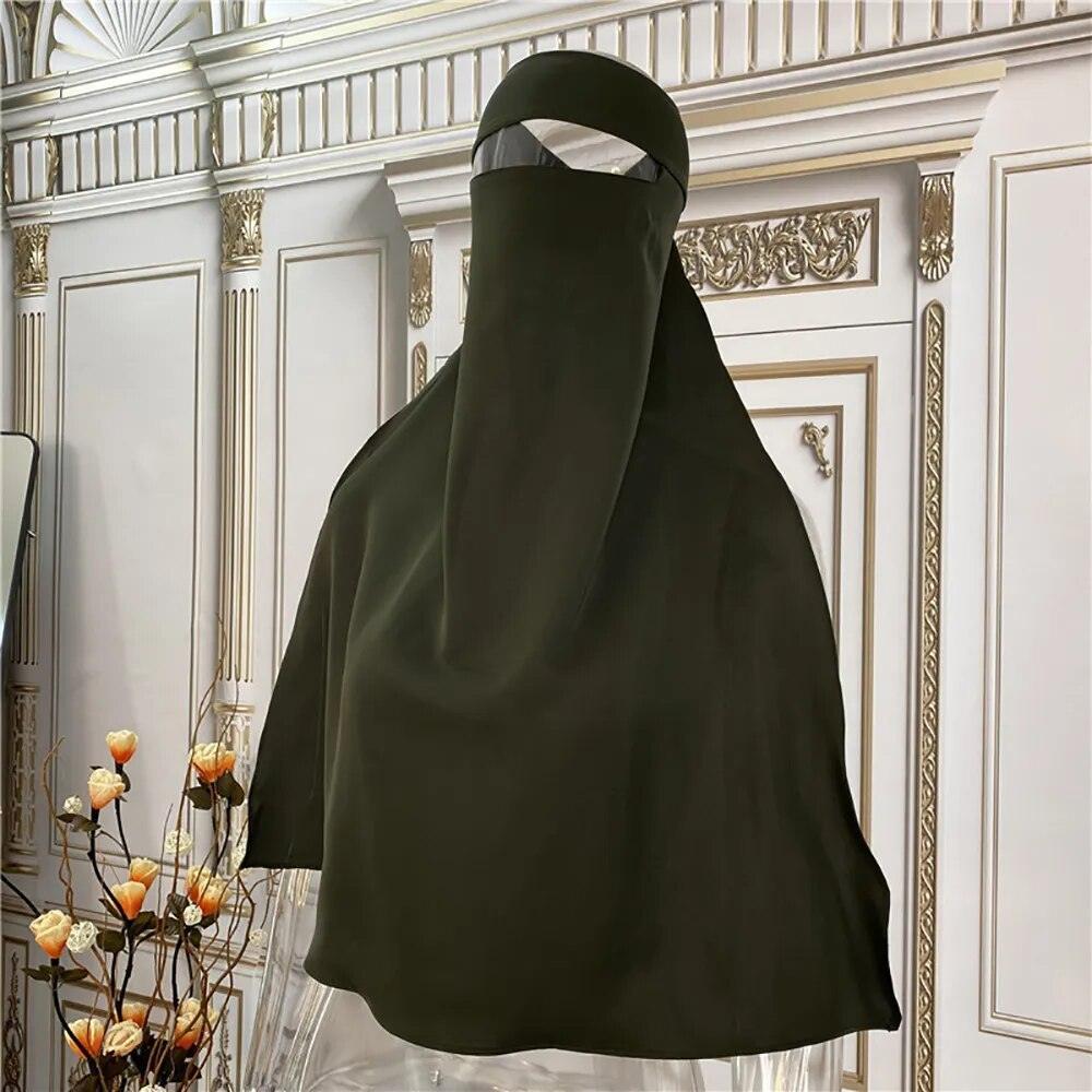 On sale - Niqab High Quality Clothing - 12 Colours - Free