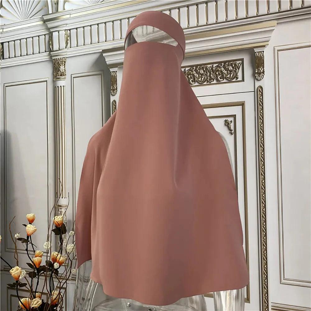 On sale - Niqab High Quality Clothing - 12 Colours - Free