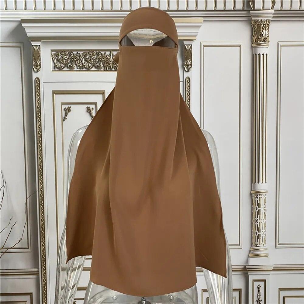 On sale - Niqab High Quality Clothing - 12 Colours - Free