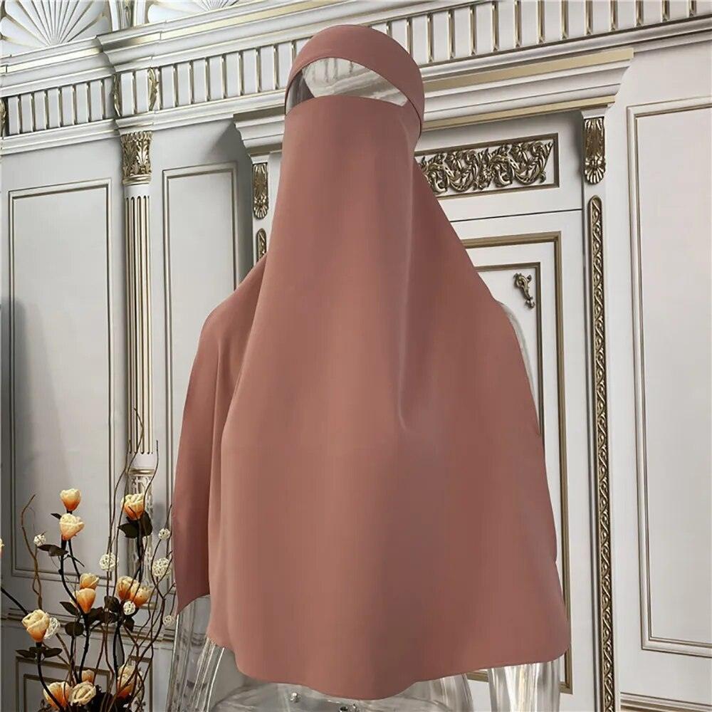 On sale - Niqab High Quality Clothing - 12 Colours - Free