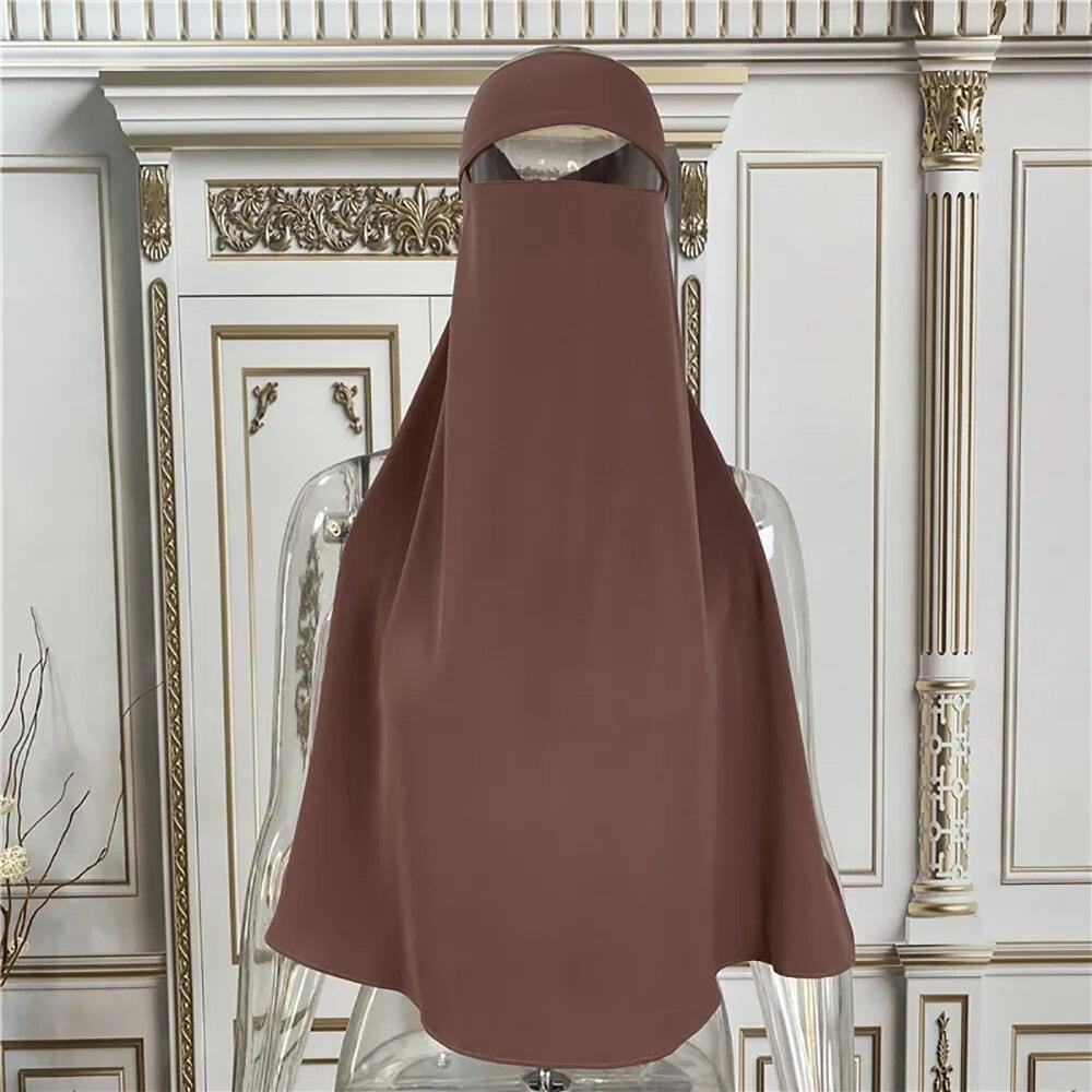 On sale - Niqab High Quality Clothing - 12 Colours - Free
