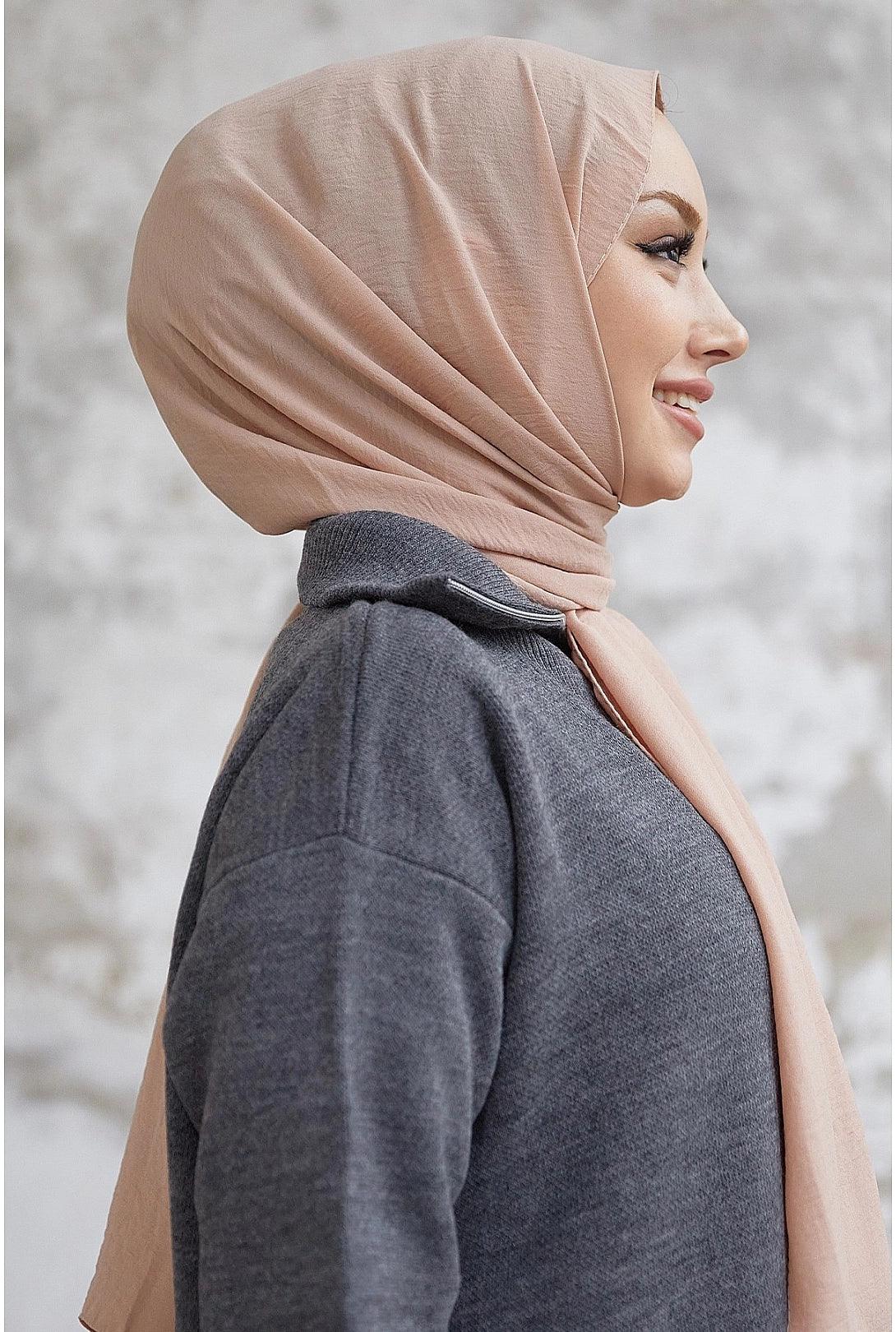 Jazz  Hijab Scarf for Women - Rosy Brown