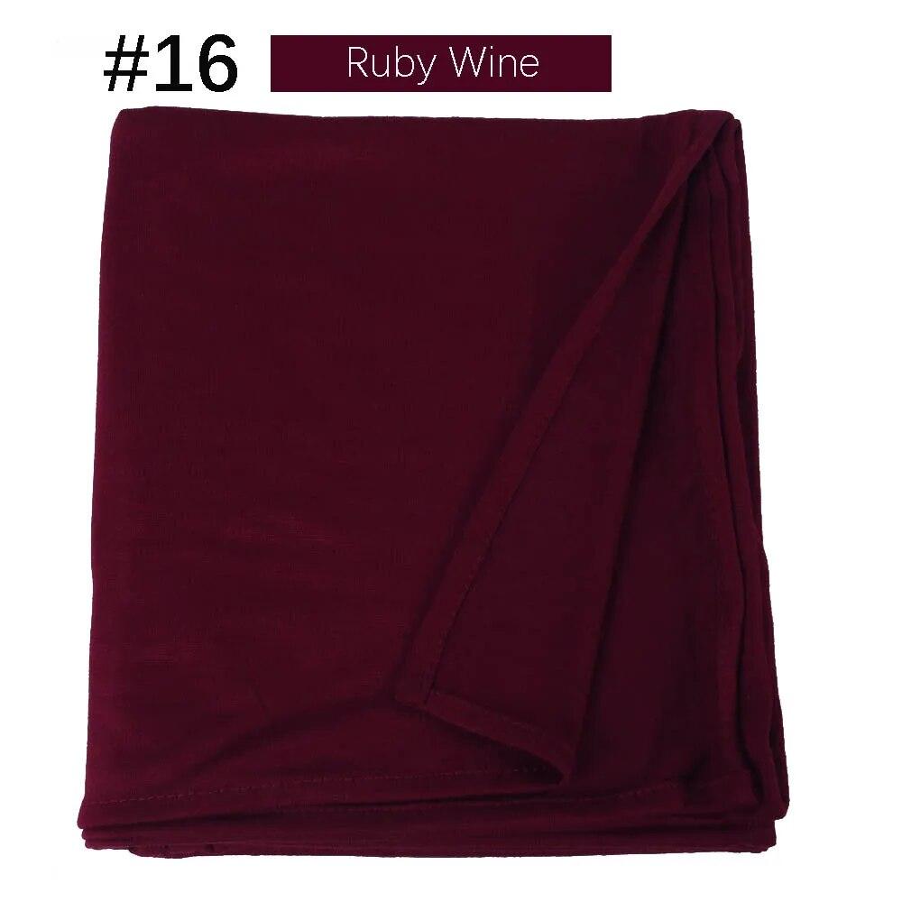 On sale - Strechy Jersey Hijab - 53 Colours - Free shipping