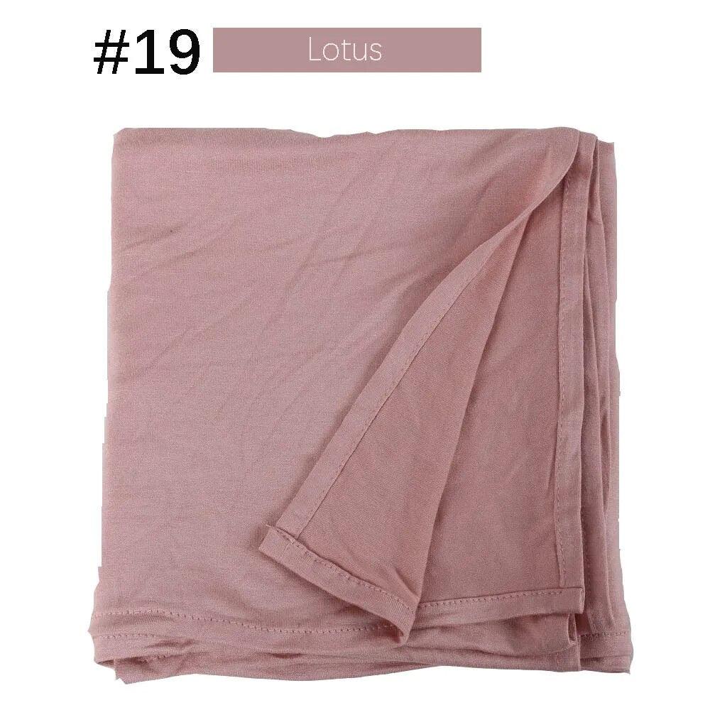 On sale - Strechy Jersey Hijab - 53 Colours - Free shipping