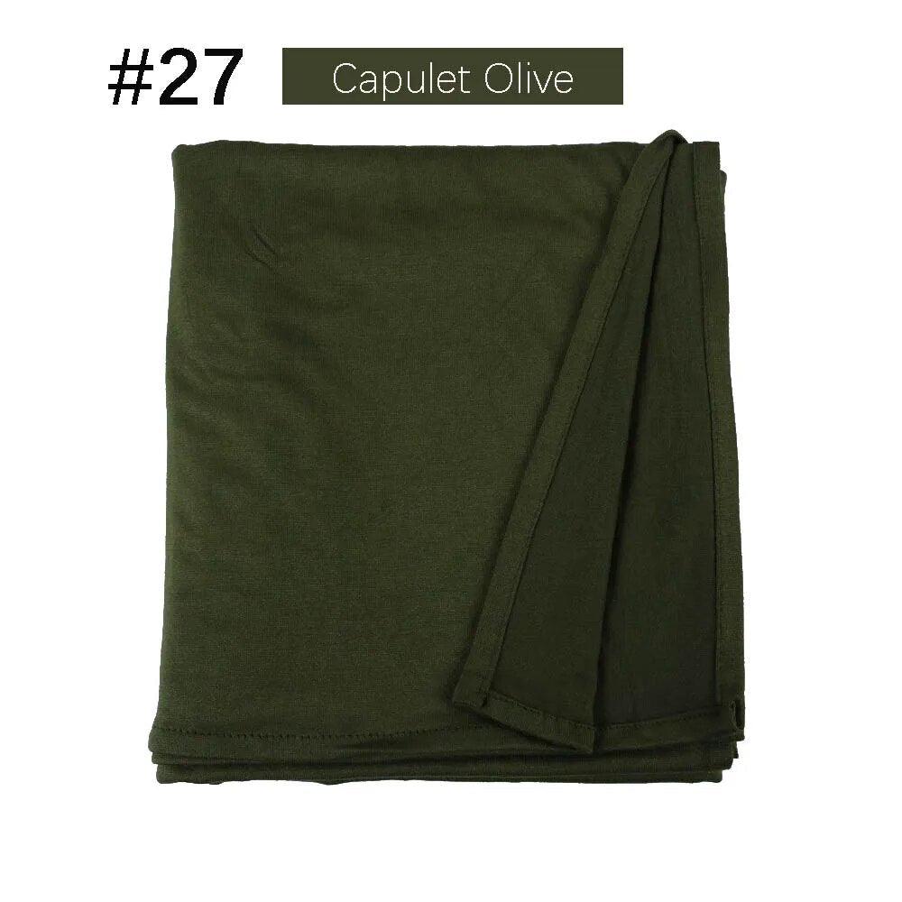 On sale - Strechy Jersey Hijab - 53 Colours - Free shipping