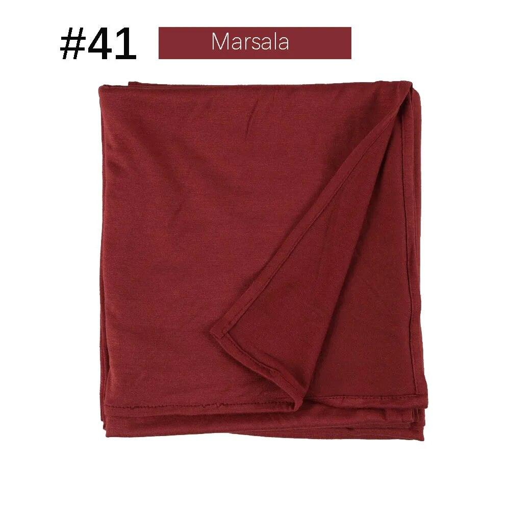 On sale - Strechy Jersey Hijab - 53 Colours - Free shipping