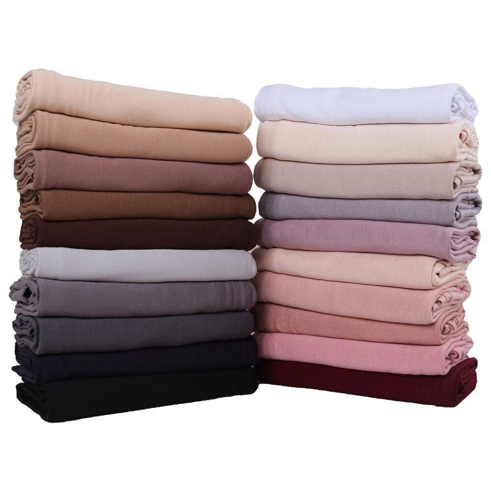 On sale - Strechy Jersey Hijab - 53 Colours - Free shipping
