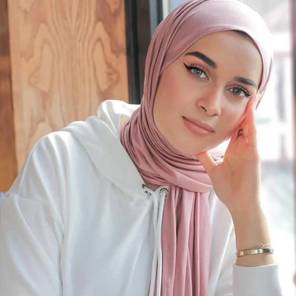 On sale - Strechy Jersey Hijab - 53 Colours - Free shipping