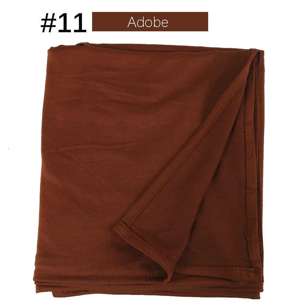 On sale - Strechy Jersey Hijab - 53 Colours - Free shipping