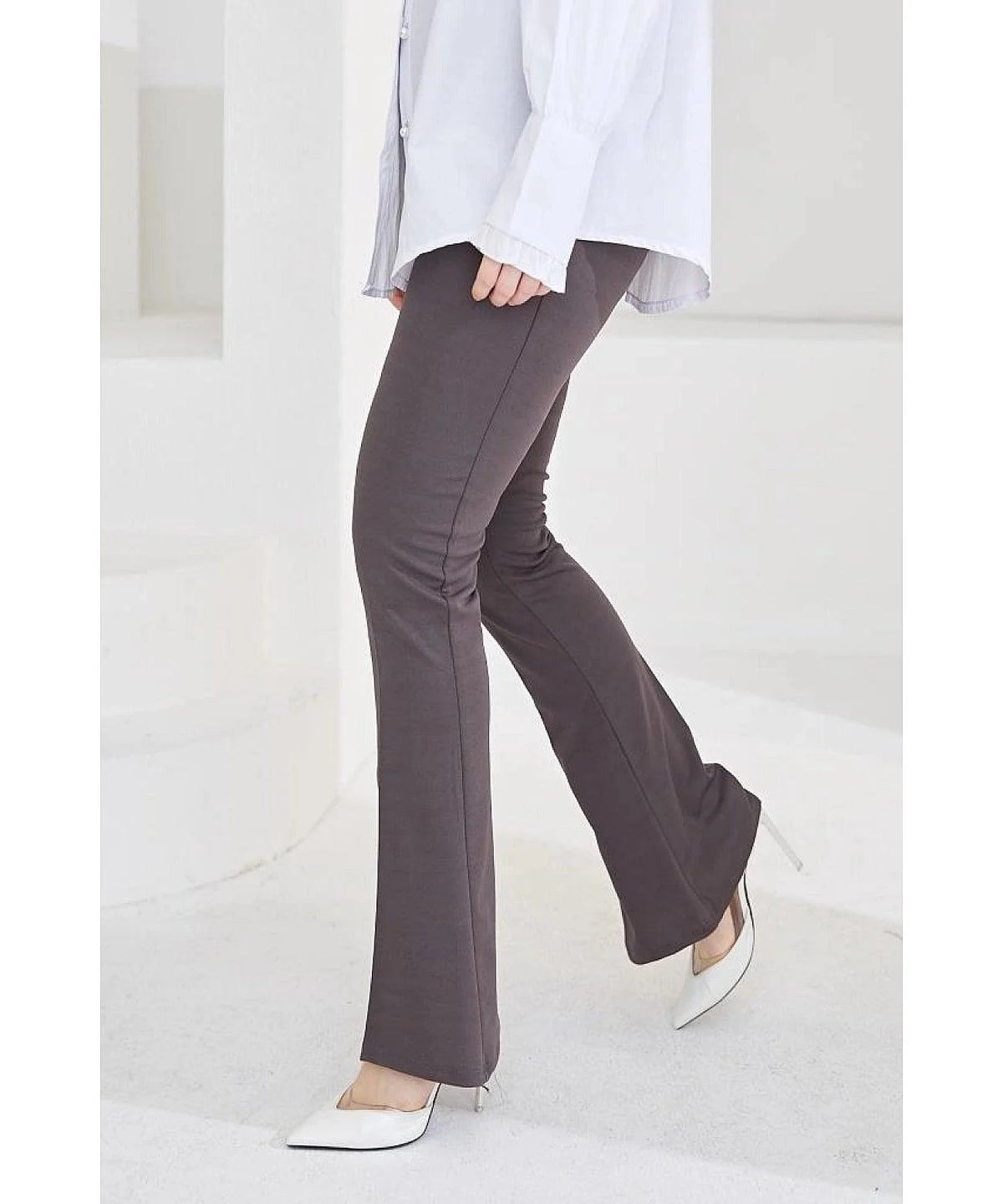 Flare Leg High Waist Pants for Women