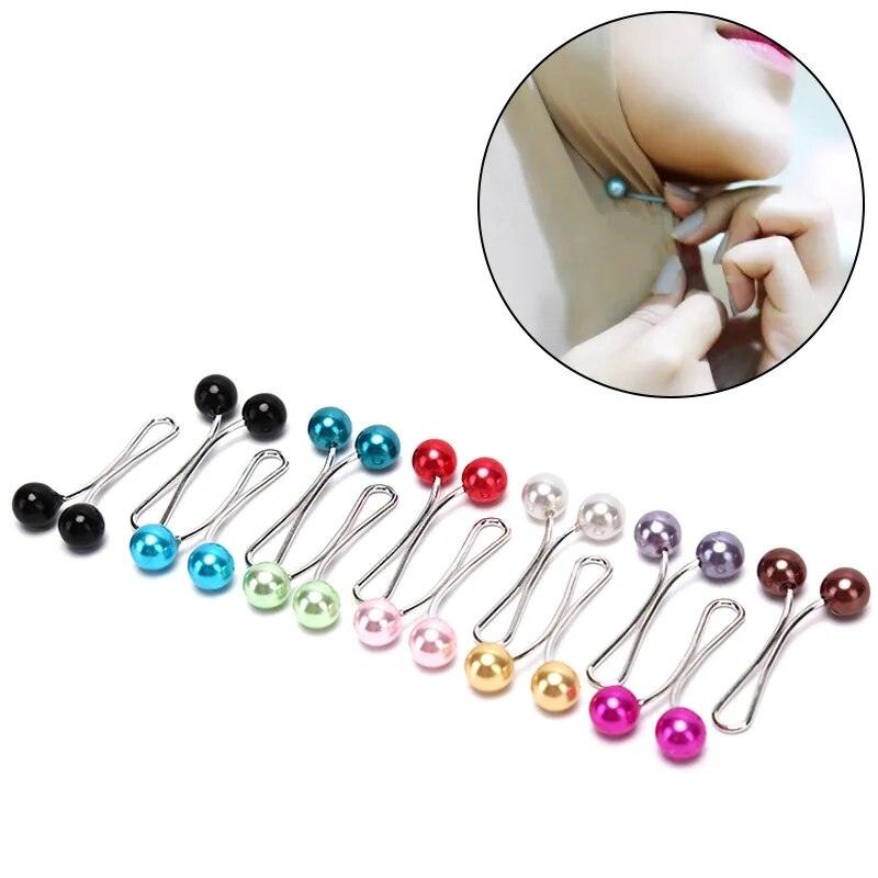 On sale - 12pcs Multicolor Scarf Pins - Free shipping -