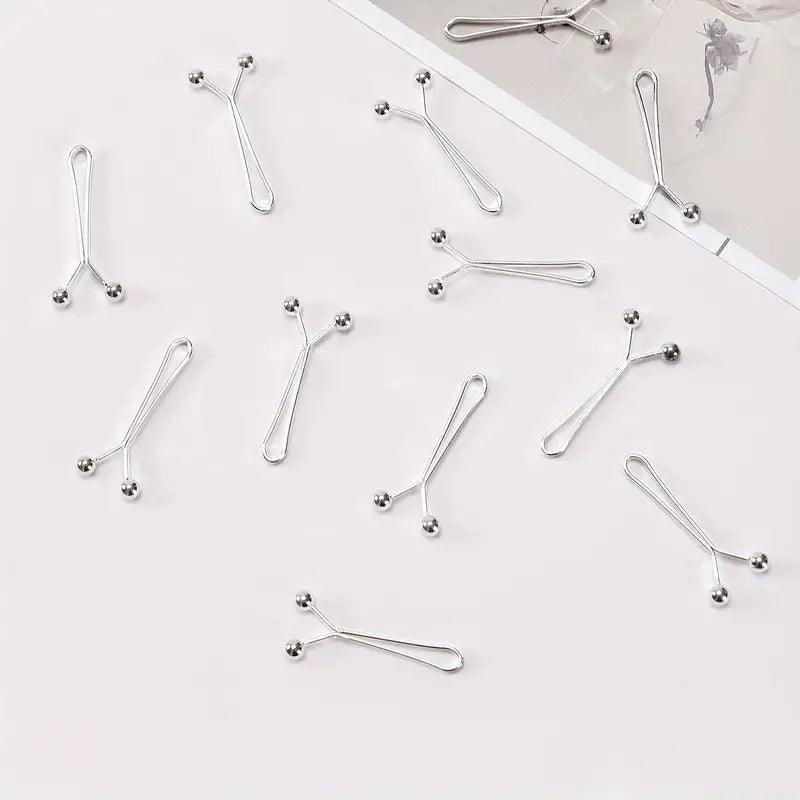 4/8/12 Pcs Basic Hijab Pins