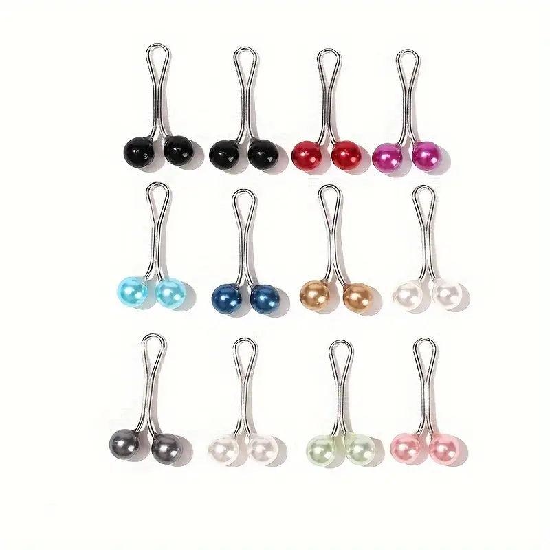 4/8/12 Pcs Basic Hijab Pins