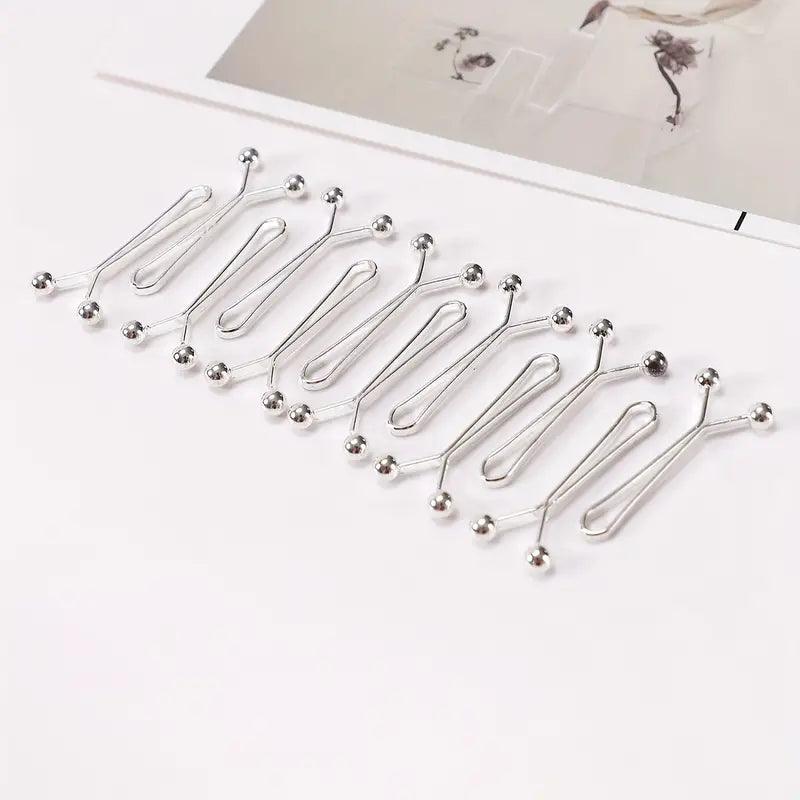 4/8/12 Pcs Basic Hijab Pins