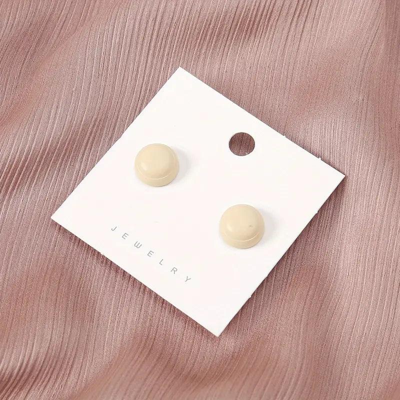 Frosted Magnet Hijab Pins- Beige