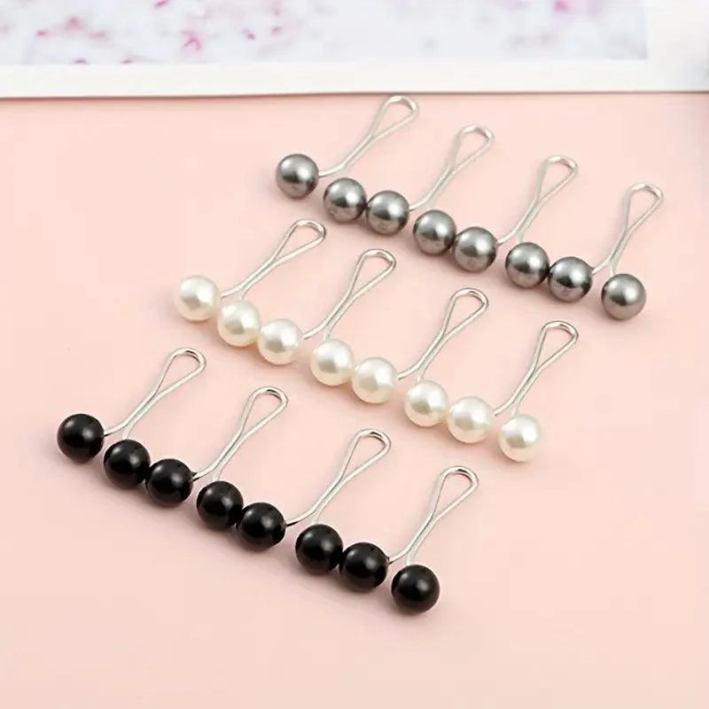 4/8/12 Pcs Girls U-shaped Alloy Scarf Clip