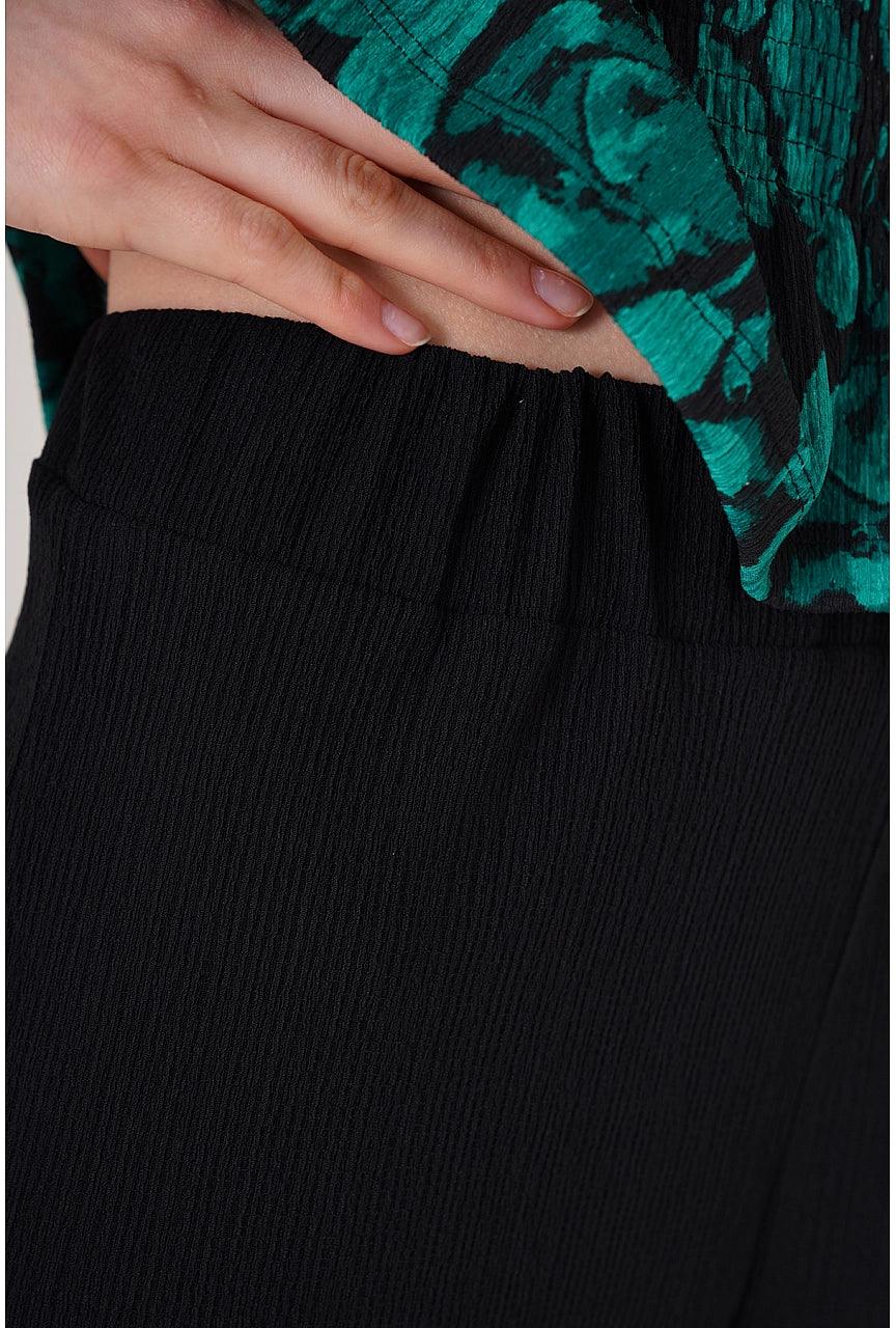 Black Knit Pants for Women