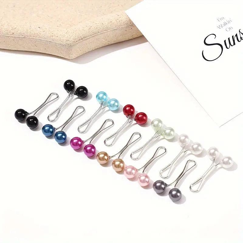 4/8/12 Pcs Basic Hijab Pins