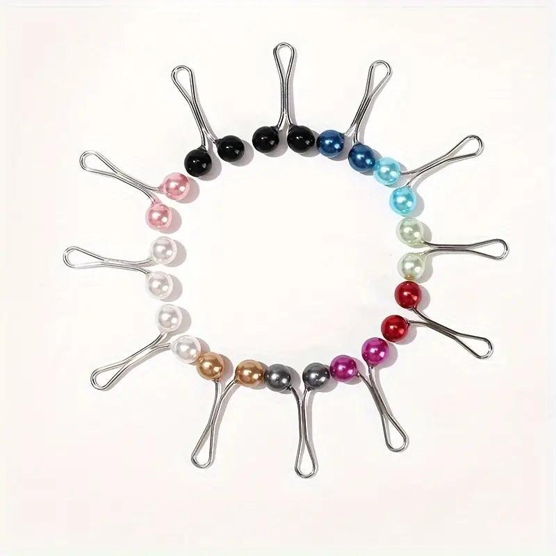 4/8/12 Pcs Basic Hijab Pins