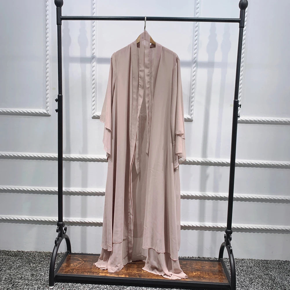 Chiffon Open Kimono Abaya