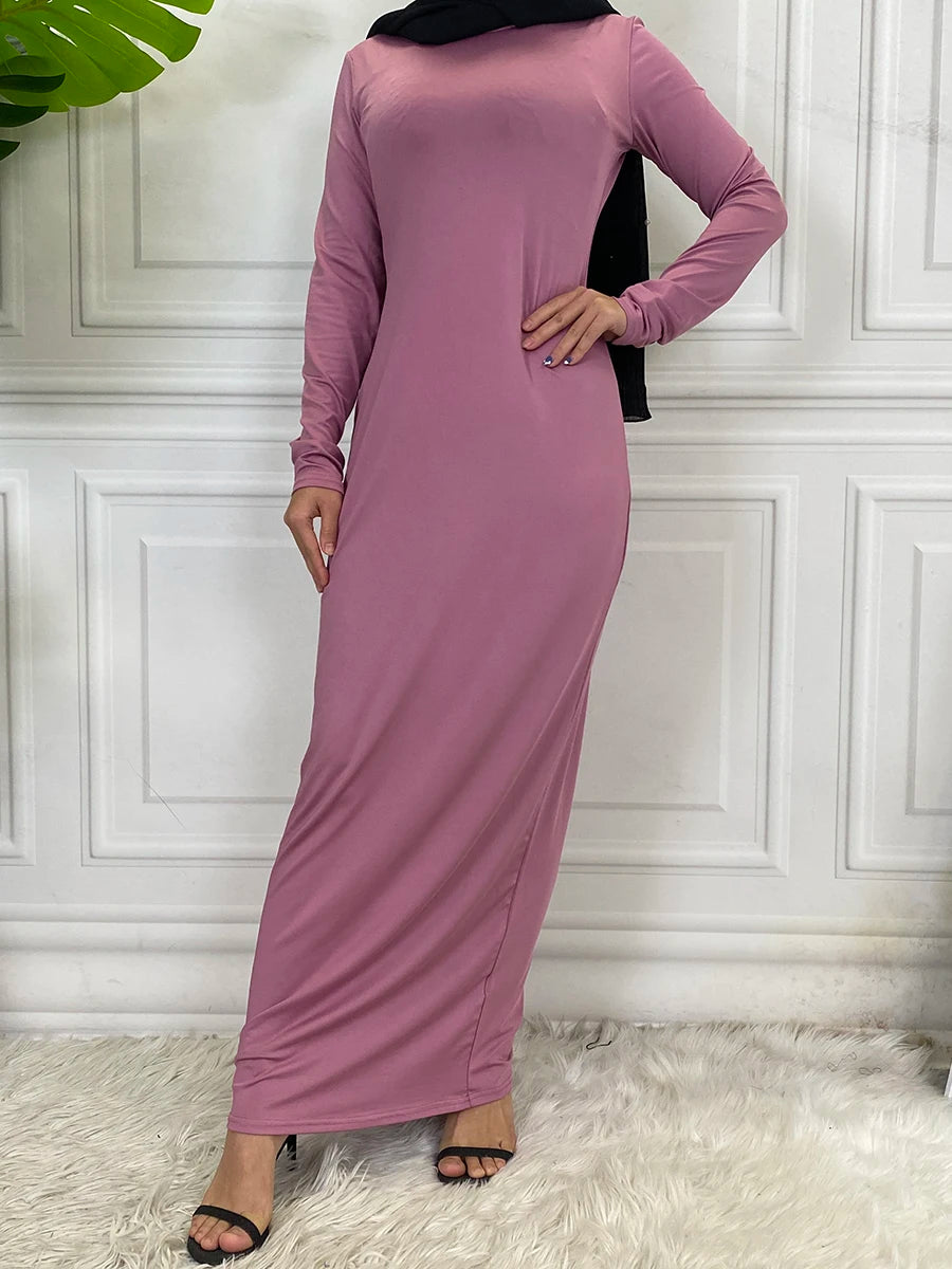 Solid Color Dubai Abaya