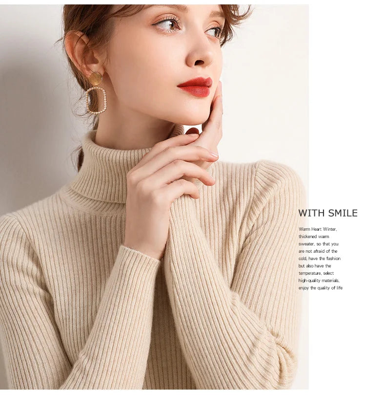 Cashmere  Knitted Soft Sweater