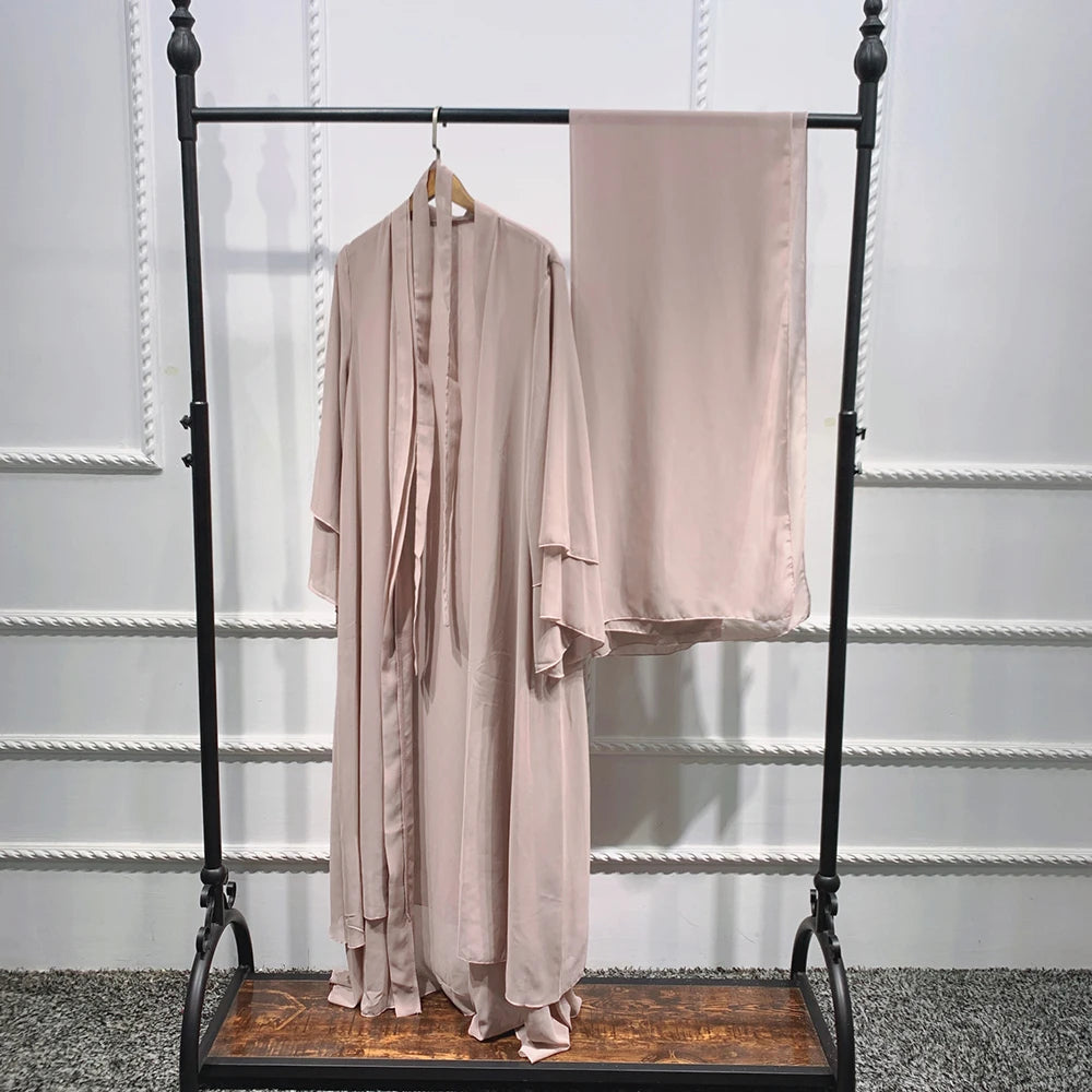 Chiffon Open Kimono Abaya