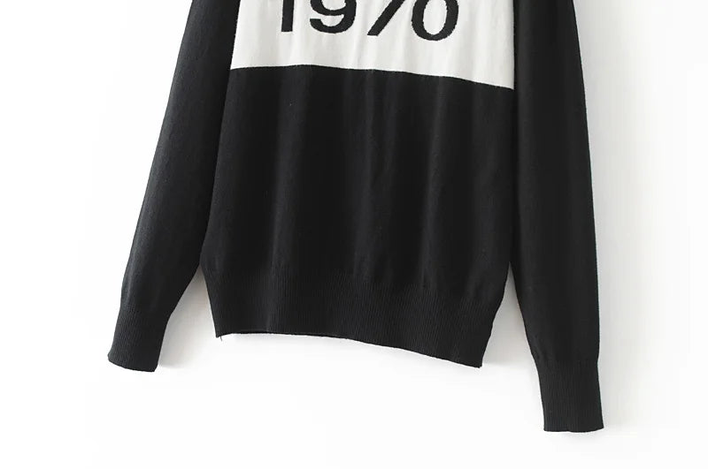 fashion pullover Long Sleeve Sweater