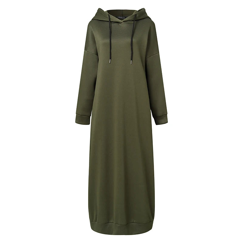 Stylish Hooded Casual Long Sleeve abaya
