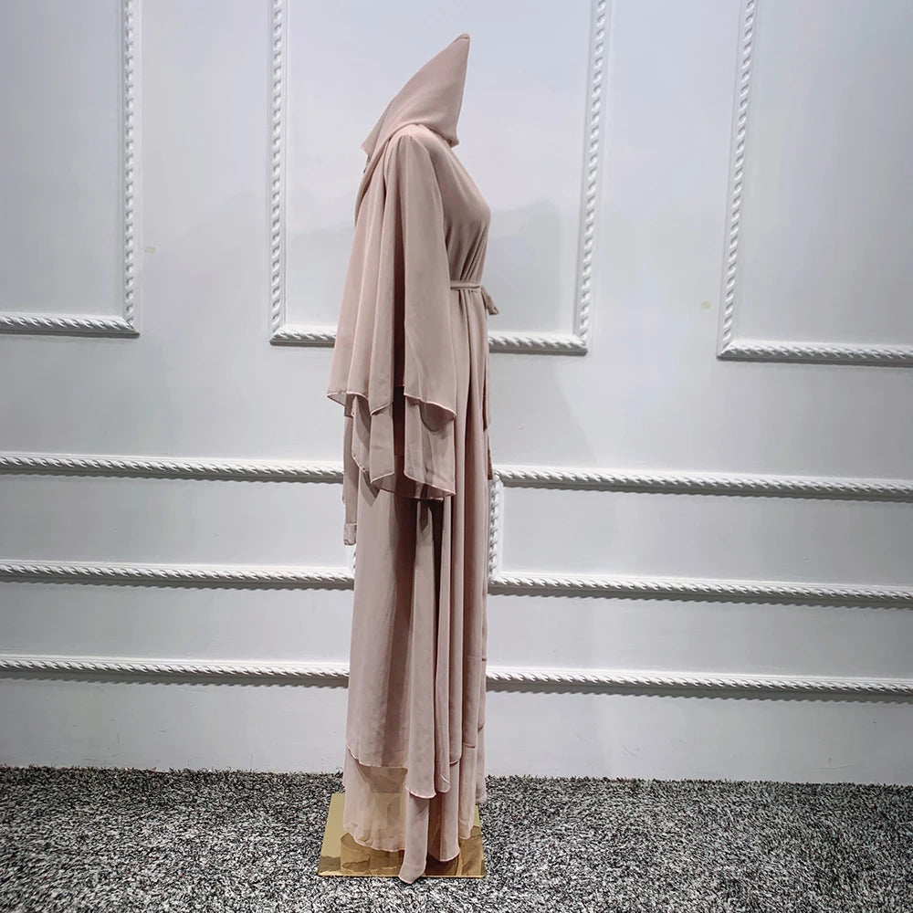 Chiffon Open Kimono Abaya