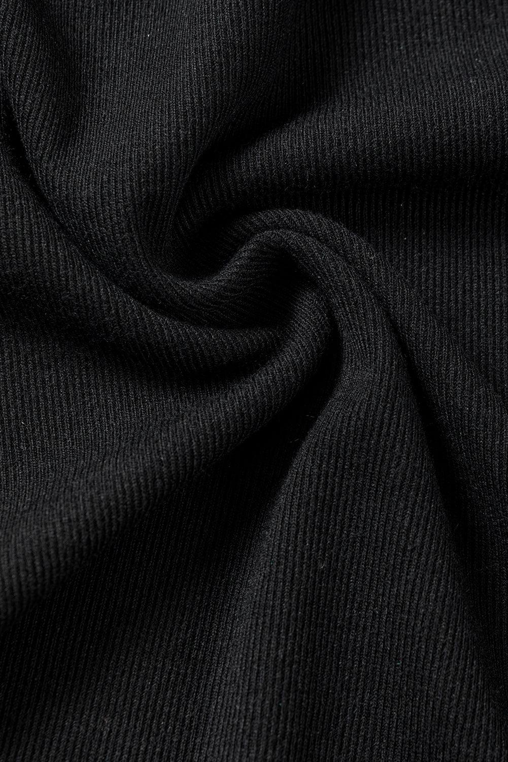 Black Mesh Patchwork Sleeveless Bodysuit for Ladies