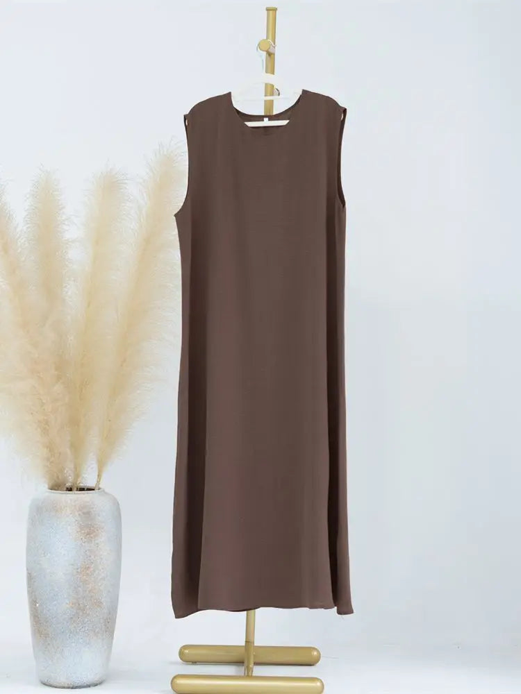 Sous la robe intérieure Abaya - 12 couleurs