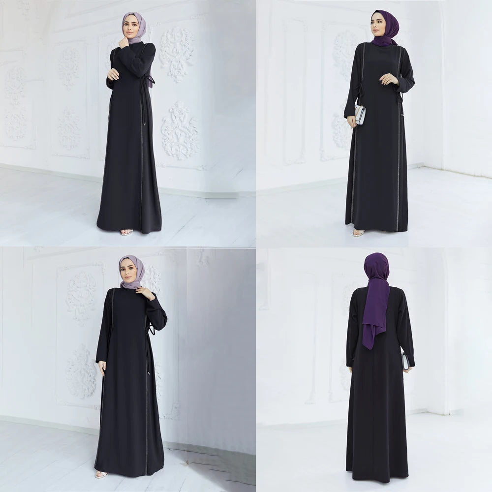 Black Abaya Dress for Eid for Muslim Women