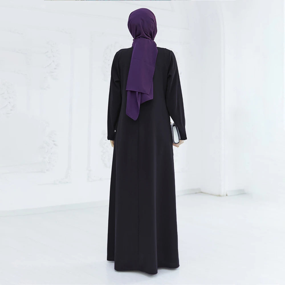 Black Abaya Dress for Eid for Muslim Women