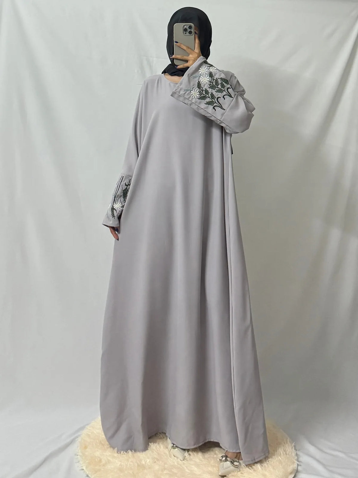 Long Sleeve Embroidery Fashion Abaya