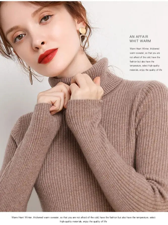 Cashmere  Knitted Soft Sweater