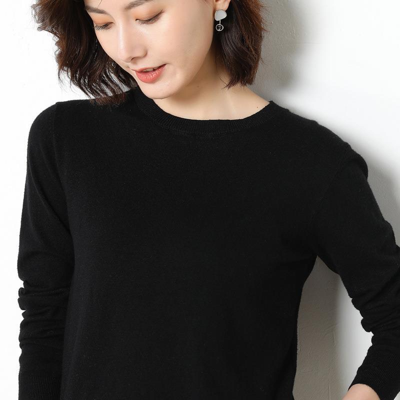 Women O-neck Long Sleeve  Sweater